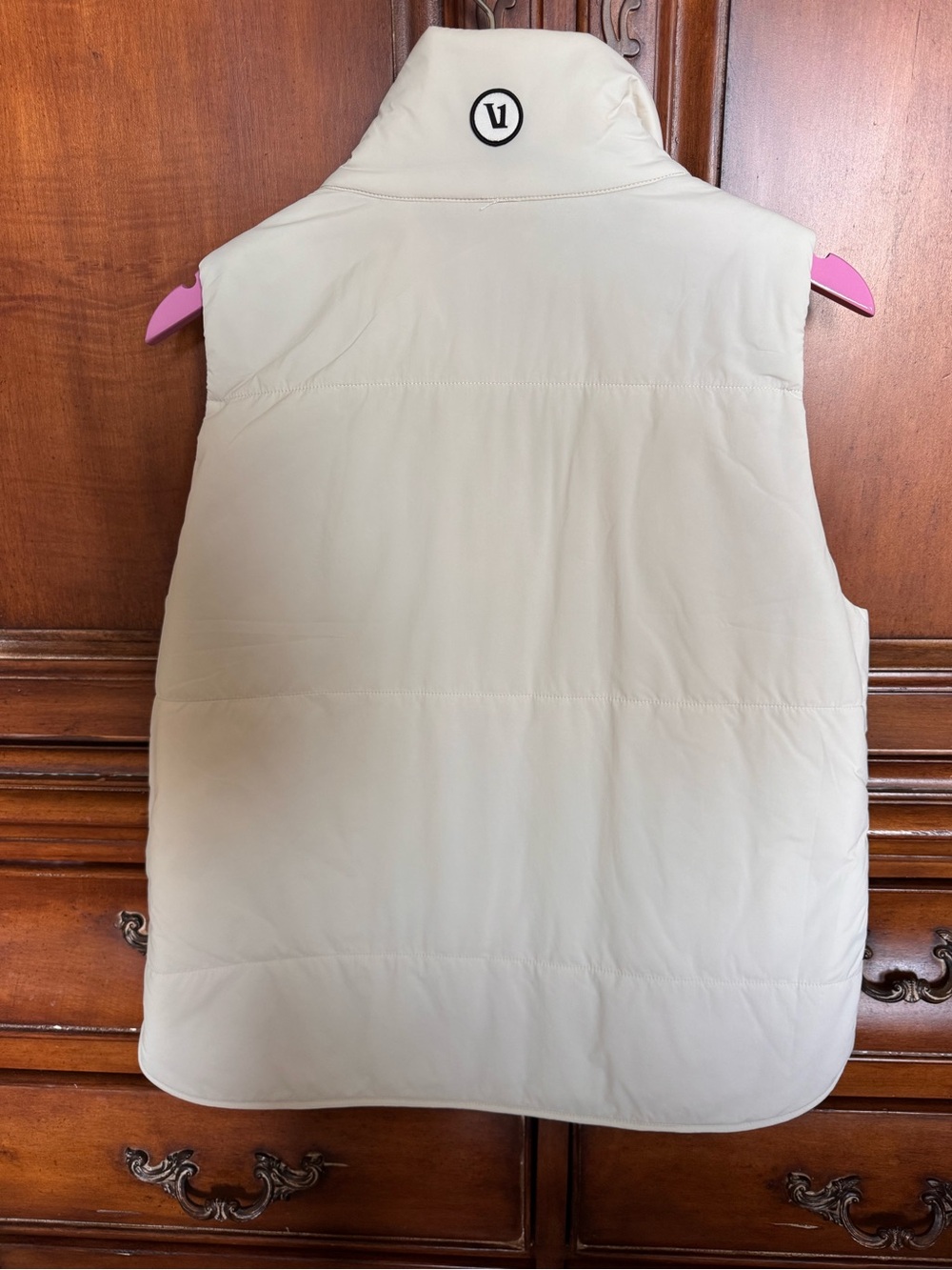 Vuori Canyon Insulated Cream Quilted Sleeveless Puffer Vest - Picture 5 of 5